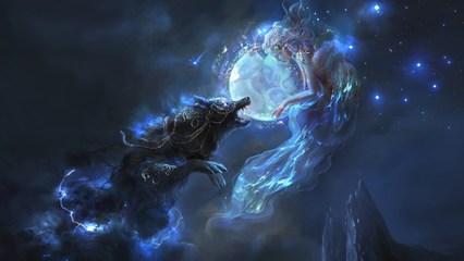 西方精美艺术美女插画高清电脑壁纸