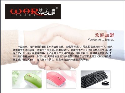 【烽火狼品牌键盘鼠标工厂,游戏网吧,承招国内代理商专业游戏产品】价格,厂家,图片,鼠键套装,李勇-